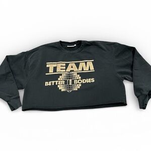 BETTER BODIES Team Crop Sweatshirt